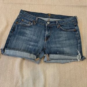 7 for All Mankind Cut Shorts